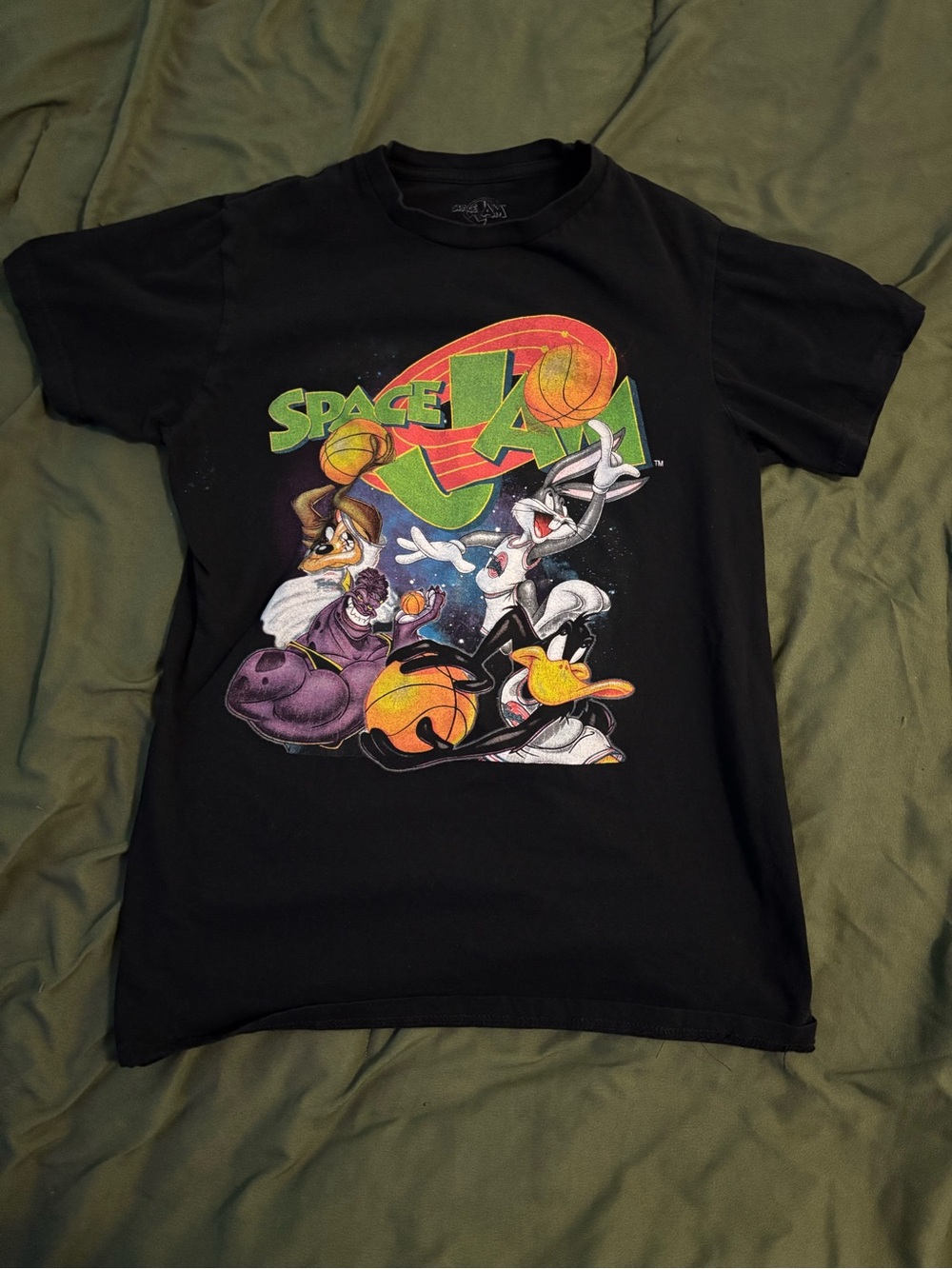 Space Jam Graphic Tee for Kids - Black